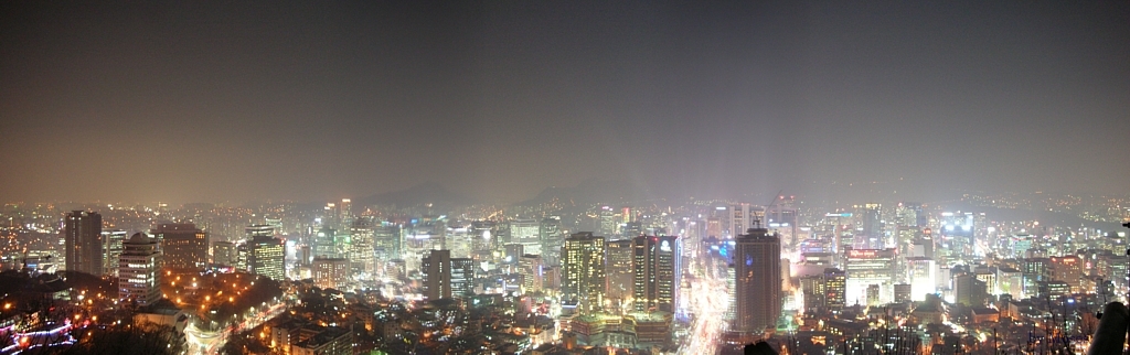남산에서 본 서울 야경