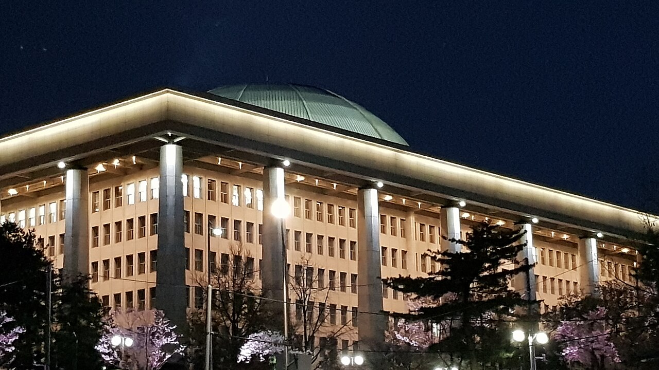 대한민국 국회의사당 야경