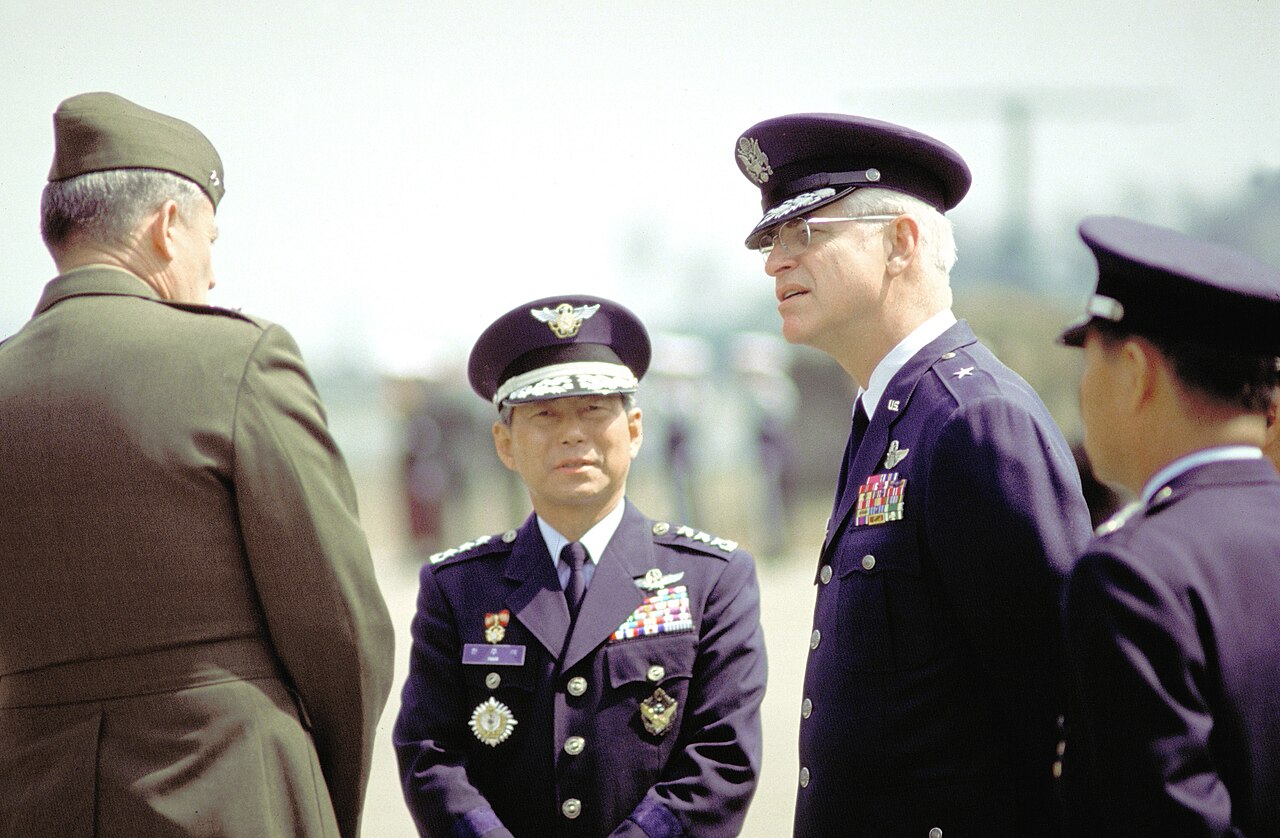 미국·한국군 장성들이 모인 모습