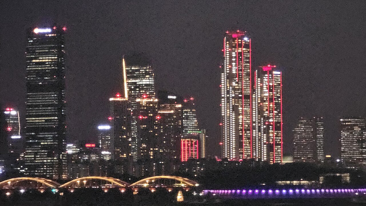 야경 속 서울 여의도