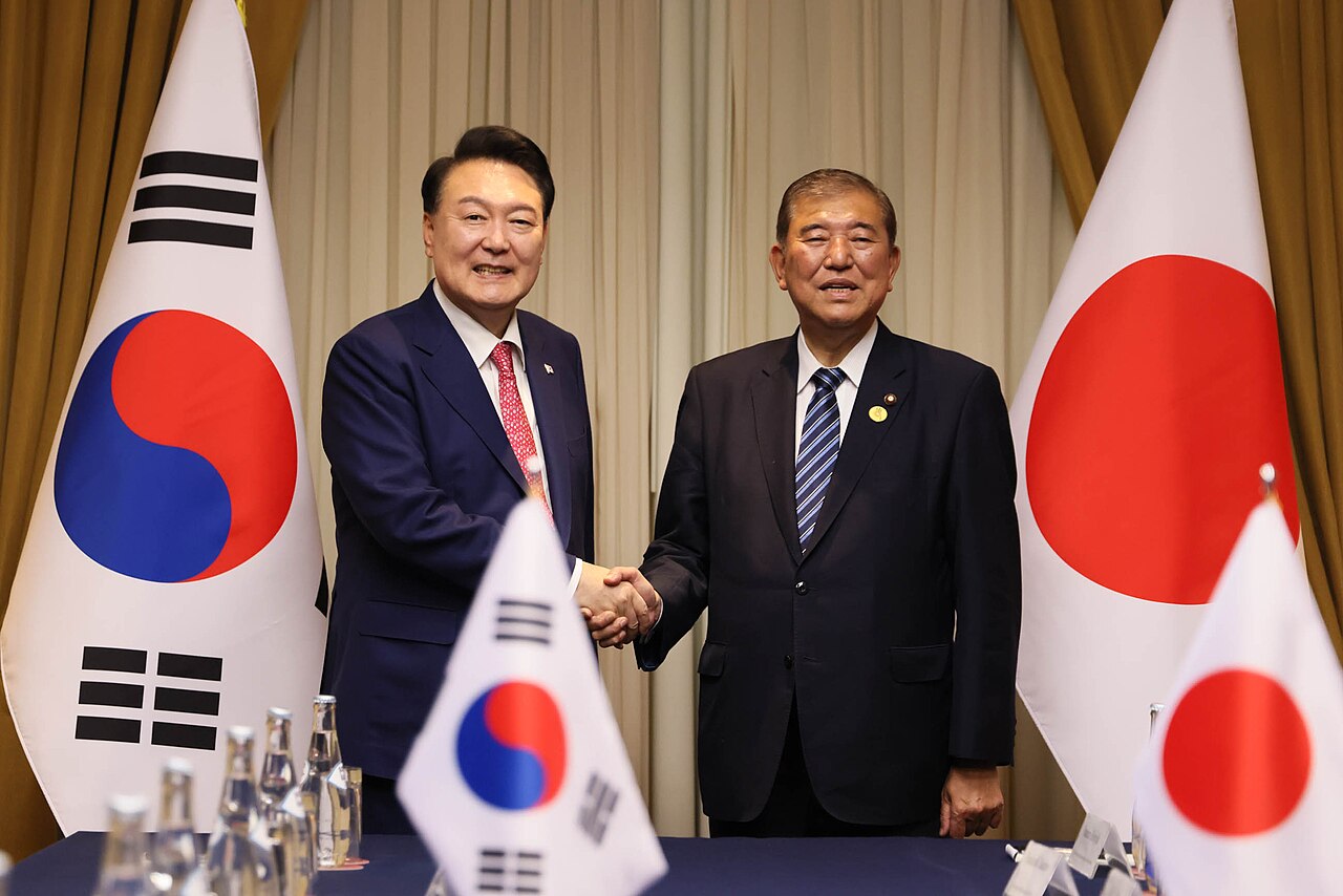이시바 일본 총리와 윤석열 대통령 회담