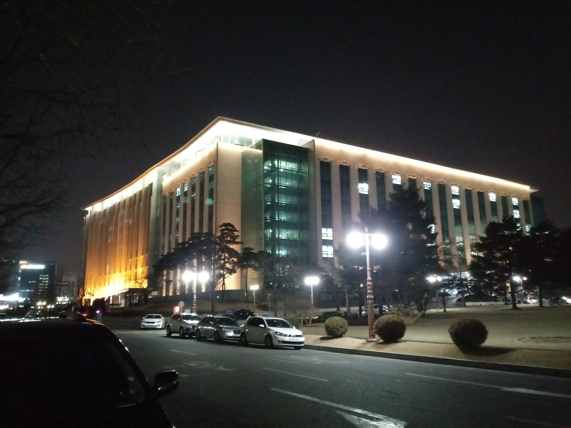대한민국 국회 의원회관 야경