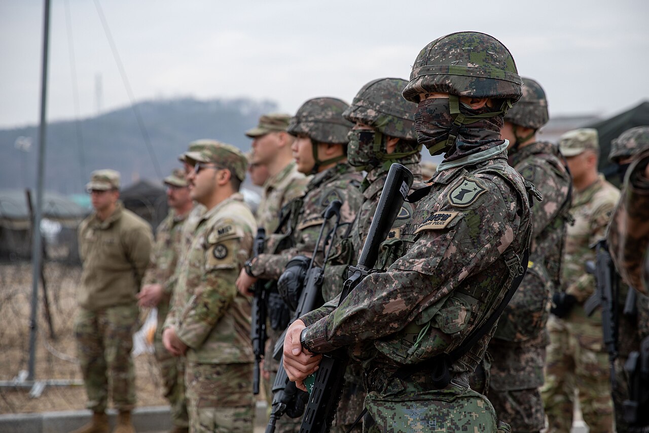 고양에서 한미 군사경찰 합동 훈련