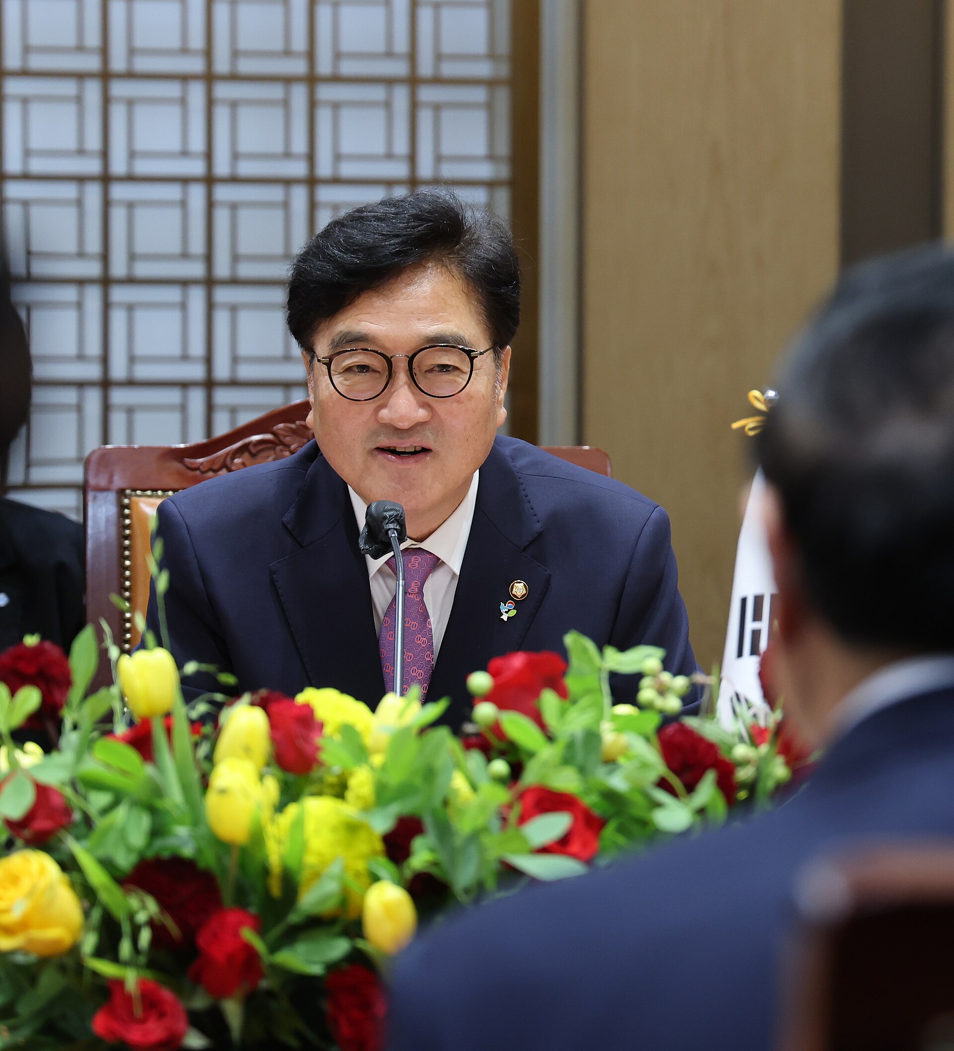우원식 국회의장과 팜민찐 베트남 총리 접견