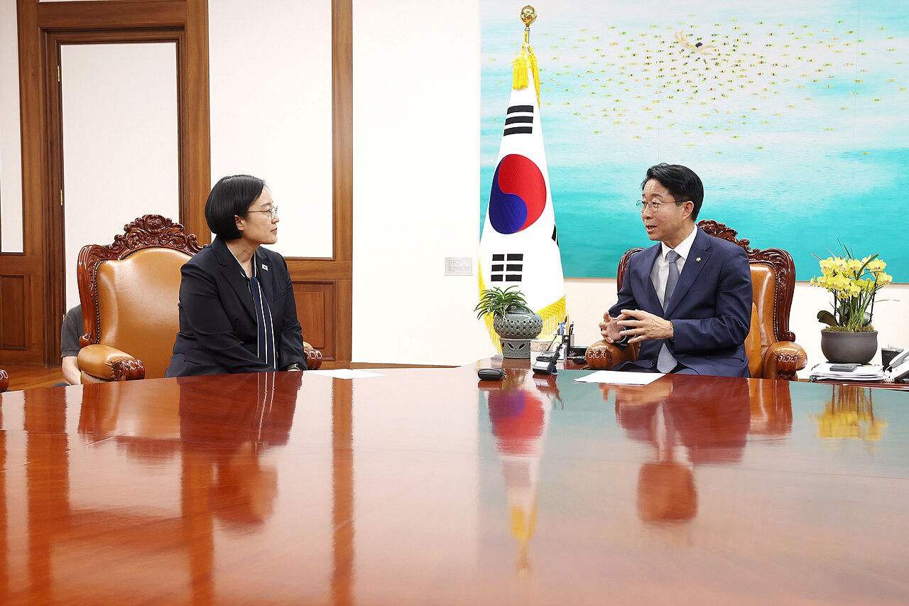 조정식 국회의장, 한성숙 국무총리 접견